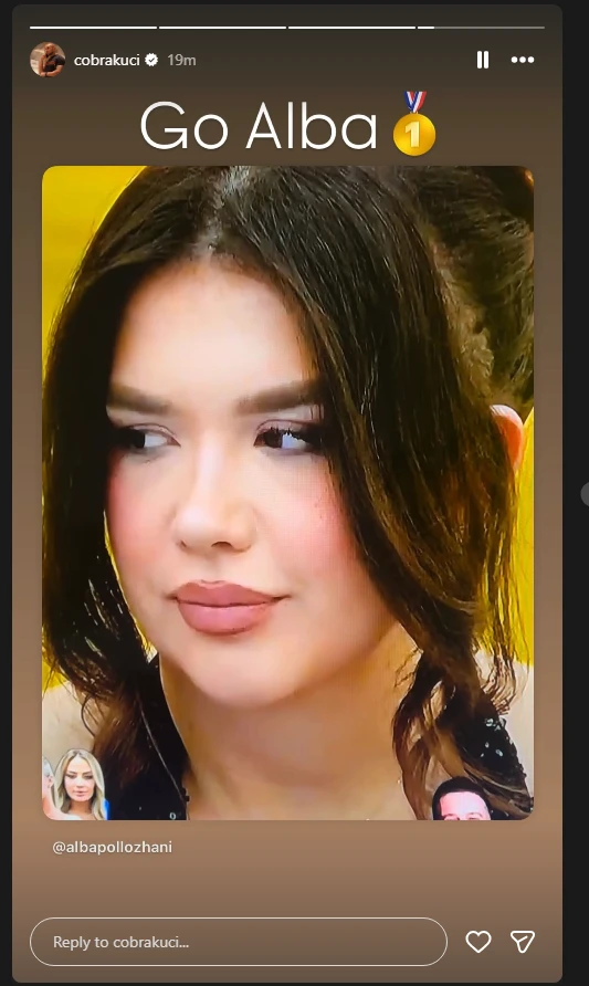 Pas “tradhtisë” së Dolces me Limin, Edi mbështet publikisht Albën në BBVK: Përpara Alba