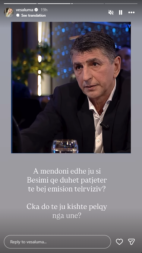 Vesa ngacmon ndjekësit me pyetjen që s’pritej