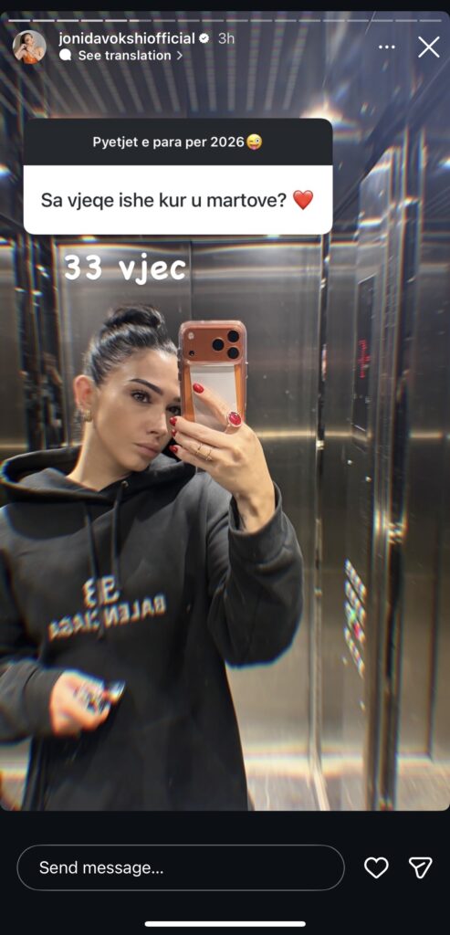 Jonida hap zemrën me ndjekësit, zbulon moshën kur u martua